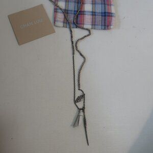 NWOT Chan Luu (Item- 5) Beaded Chain Arrowhead Dagger Charms Pendant Necklace